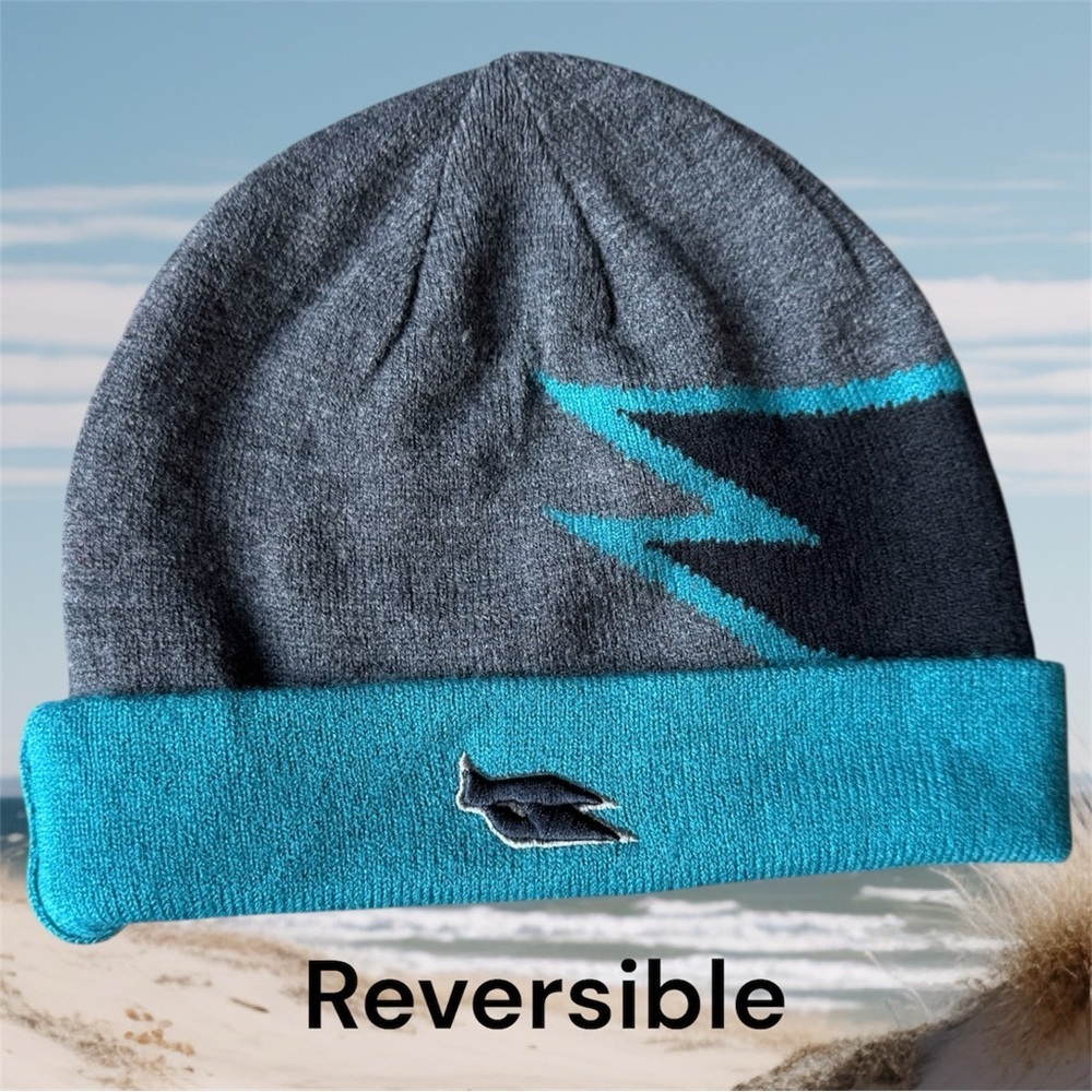 2 for $30 🆕 Tony Hawk Reversible Black and Blue Beanie